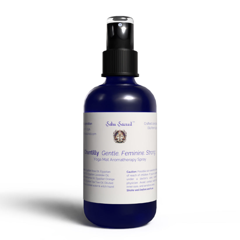 Chantilly Yoga Mat Aromatherapy Spray: Gentle. Feminine. Strong. (2 oz)