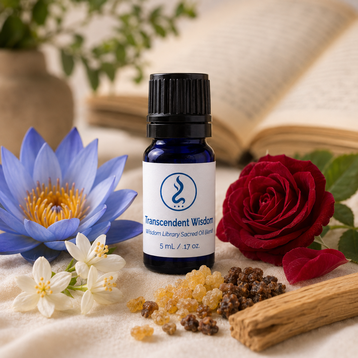 Transcendent Wisdom- The Wisdom Library Sacred Oil Blend | 5 mL