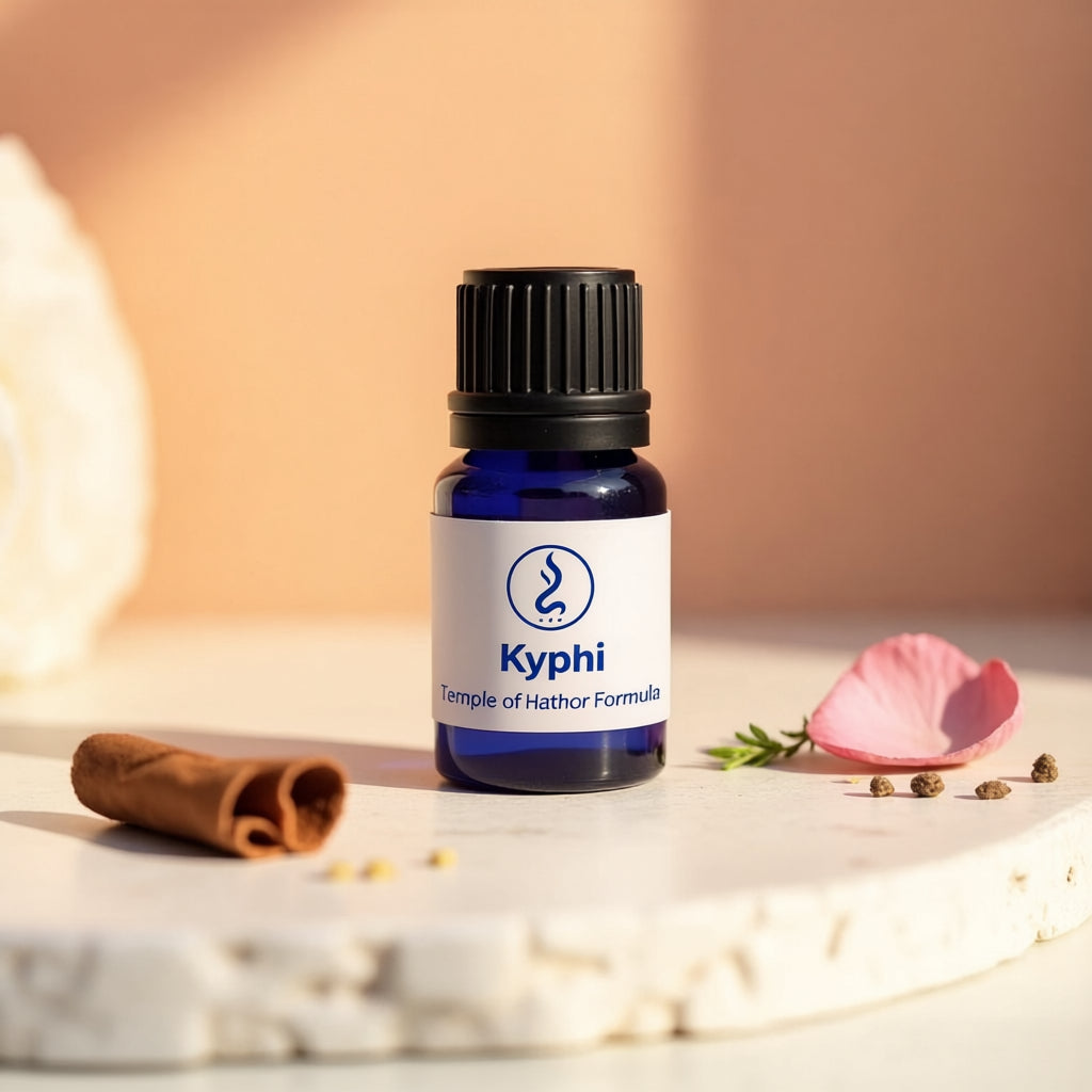 True Egyptian Kyphi Sacred Oil 5 mL | Temple of Hathor Formula | Sahu Sacred® Oils