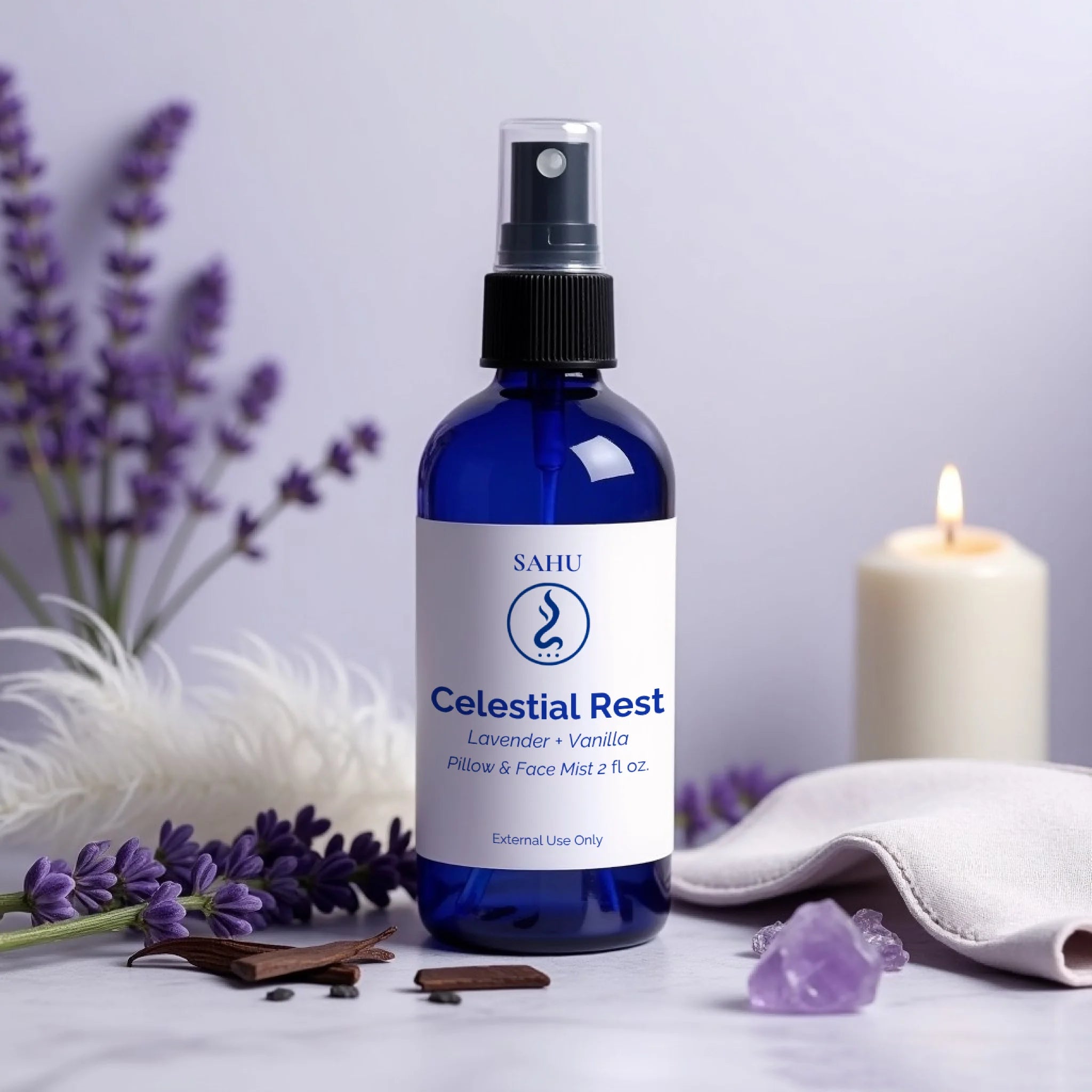 Celestial Rest: Lavender Vanilla Pillow & Face Mist 2 fl oz
