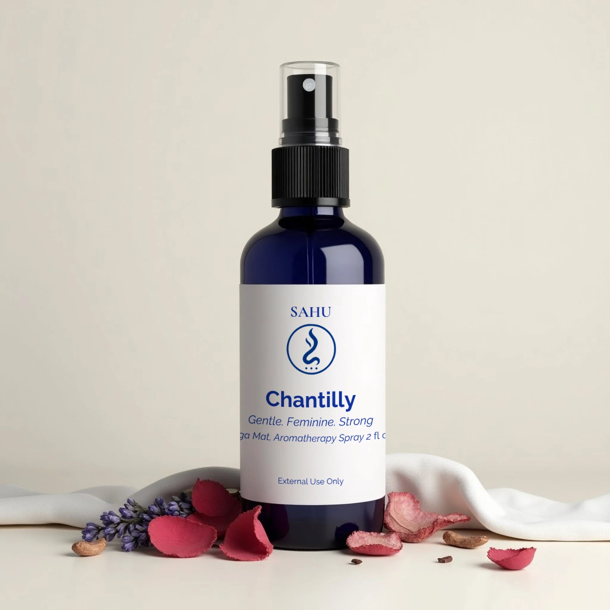 Chantilly Yoga Mat Aromatherapy Spray: Gentle. Feminine. Strong. (2 oz)